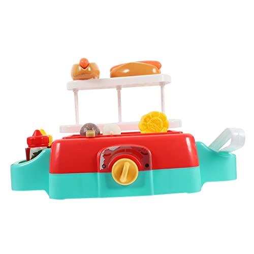 Milisten 1 Satz Mini BBQ Toys lustiger Grill Mini-Entsaftermaschine Grill Modell Bildungsspielzeug Kinderküche Spiel Mini-Spender ABS umweltfreundlicher Kunststoff von Milisten