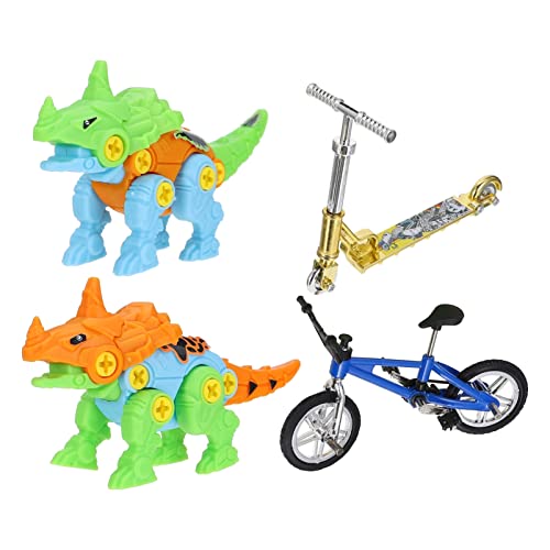 Milisten 1 Satz Mini Finger Bike DIY Dinosaurier Modell mit Finger Scooter und Zubehör für Kreative Desktop Spiele und Stressabbau für Sammler Milisten 1 Satz Mini Finger Bike DIY Dinosaurier Modell mit Finger Scooter und Zubehör für Kreative Desktop Spiele und Stressabbau für Sammler von Milisten