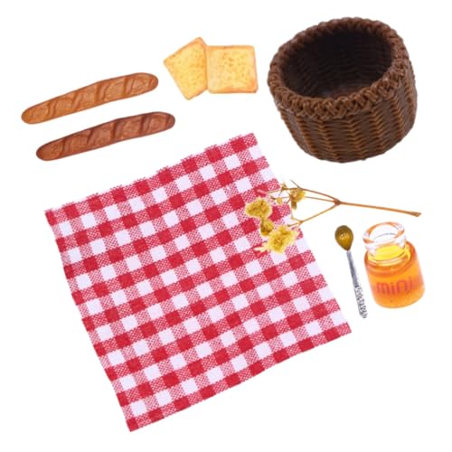 Milisten 1 Satz Mini-Frühstücksset Puppe Miniatur-Zubehör Dekoration Weihnachten DIY simulierte Requisite Simulation Mini-Brotkorb Mini-Szenen-Layout-Requisite Harz Milisten 1 Satz Mini-Frühstücksset Puppe Miniatur-Zubehör Dekoration Weihnachten DIY simulierte Requisite Simulation Mini-Brotkorb Mini-Szenen-Layout-Requisite Harz von Milisten