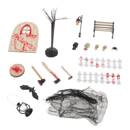 Milisten 1 Satz Mini Halloween Dekoration Set Teiliges Set für Puppenhaus und Miniaturgärten Deko für Halloween Feiern und Kreative Bastelprojekte Milisten 1 Satz Mini Halloween Dekoration Set Teiliges Set für Puppenhaus und Miniaturgärten Deko für Halloween Feiern und Kreative Bastelprojekte von Milisten