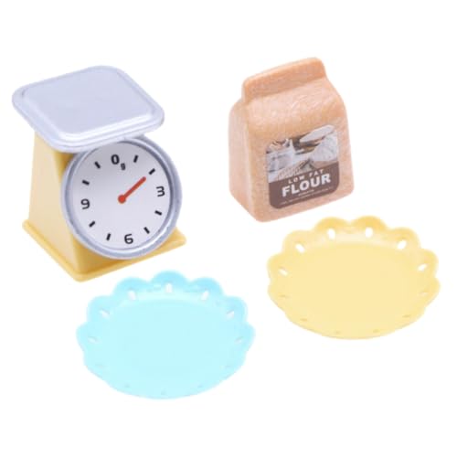 Milisten 1 Satz Mini Küchenmodell Mini- Mini-Modell Kinderspielzeug Wohnaccessoire Toy House Accessoires Im Mini-maßstab Miniatur Schmücken Miniaturraum Ornamente Plastik von Milisten