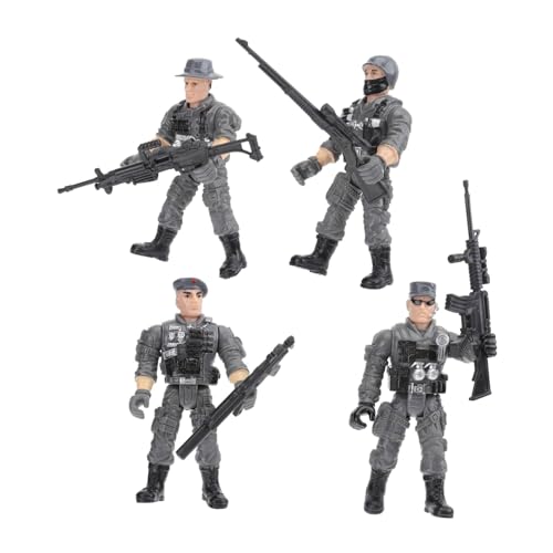 Milisten 1 Satz Mini Kunststoff Soldaten Figuren Set von Spielzeugfiguren für Bewegliche Soldaten Modelle für Kreative Rollenspiele und Kinderpartys Milisten 1 Satz Mini Kunststoff Soldaten Figuren Set von Spielzeugfiguren für Bewegliche Soldaten Modelle für Kreative Rollenspiele und Kinderpartys von Milisten