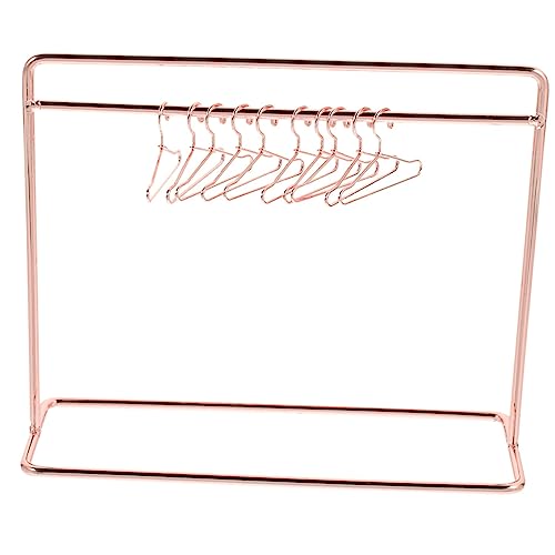 Milisten 1 Satz Mini Mädchen Kleiderstange für Puppen Gestell Garderobenzubehör Kleiderbügel für Puppenhäuser Kleiderständer für Puppen Puppenkleidung und Accessoires Eisen Roségold Milisten 1 Satz Mini Mädchen Kleiderstange für Puppen Gestell Garderobenzubehör Kleiderbügel für Puppenhäuser Kleiderständer für Puppen Puppenkleidung und Accessoires Eisen Roségold von Milisten