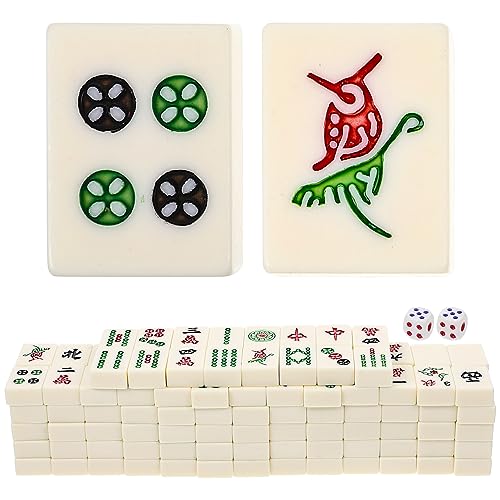 Milisten 1 Satz Mini Mahjong Set Tragbares Mahjong Kit für Reisen Familienspiel für Partys und Freizeitaktivitäten Aufbewahrungsbox Milisten 1 Satz Mini Mahjong Set Tragbares Mahjong Kit für Reisen Familienspiel für Partys und Freizeitaktivitäten Aufbewahrungsbox von Milisten