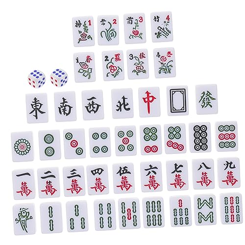 Milisten 1 Satz Mini Mahjong Set Tragbares Mahjong Spiel für Reisen und Partys Pinke Spielsteine mit Praktischem Aufbewahrungsbeutel für Familienunterhaltung und Outdoor Aktivitäten Milisten 1 Satz Mini Mahjong Set Tragbares Mahjong Spiel für Reisen und Partys Pinke Spielsteine mit Praktischem Aufbewahrungsbeutel für Familienunterhaltung und Outdoor Aktivitäten von Milisten