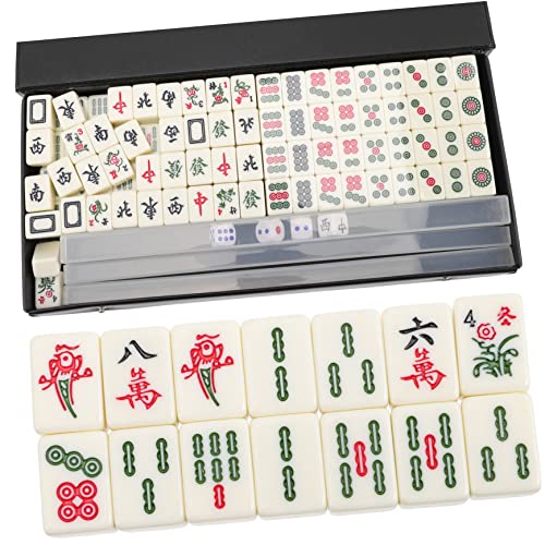 Milisten 1 Satz Mini-Mahjong-Steine Größe mit Reisen Acryl- Milisten 1 Satz Mini-Mahjong-Steine Größe mit Reisen Acryl- von Milisten
