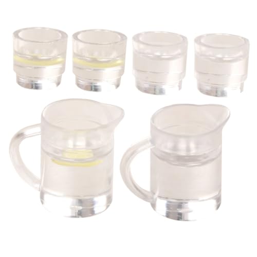 Milisten 1satz Miniatur Wasser Und Set Für Teiliges Zubehör Für Kreative Szenen Sicheres Plastikmaterial Für Langlebige Nutzung Dekoration Für Mini-häuser von Milisten