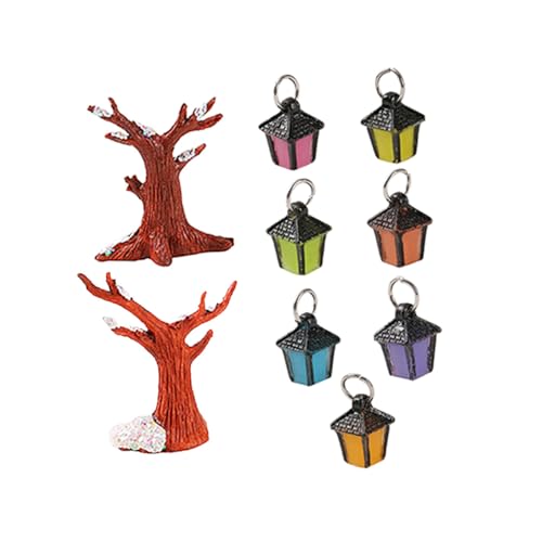 Milisten 1 Satz Mini-Modellbäume Baumschmuck Puppenlandschaftsbaum Mini-Landschaftsbäume künstlicher Baum Miniaturbäume zum Basteln gefälschter Baum Miniaturmodellbaum Harz von Milisten