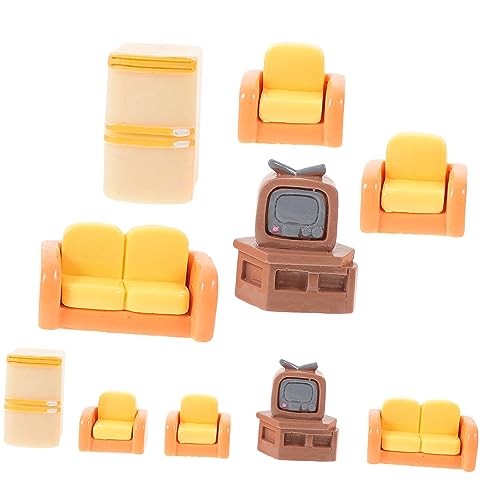 Milisten 1 Satz Mini Möbeldekorationen Miniaturfernsehmodell kleines Einzelsofa Puppenhaus-Minisofa Mini-Einzelsofa kleines Doppelsofa Mini-Doppelsofa Mini-Fernseher Mini-Sofa Kunstharz Milisten 1 Satz Mini Möbeldekorationen Miniaturfernsehmodell kleines Einzelsofa Puppenhaus-Minisofa Mini-Einzelsofa kleines Doppelsofa Mini-Doppelsofa Mini-Fernseher Mini-Sofa Kunstharz von Milisten