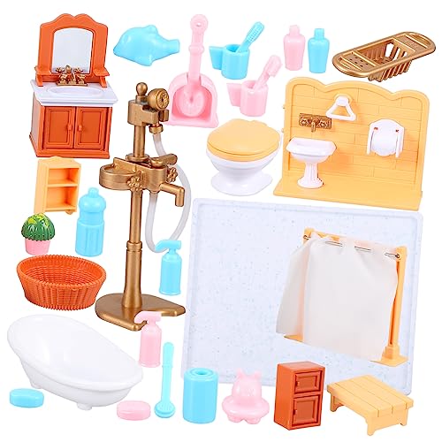 Milisten 1 Satz Mini-Möbelmodell Miniaturspielzeug Mini Möbel Badezimmermodell für Puppenhaus Mini-Modell Mini-Badewannen-Set Mini-Hausverzierung Mini-Hausbadewanne Plastik Milisten 1 Satz Mini-Möbelmodell Miniaturspielzeug Mini Möbel Badezimmermodell für Puppenhaus Mini-Modell Mini-Badewannen-Set Mini-Hausverzierung Mini-Hausbadewanne Plastik von Milisten