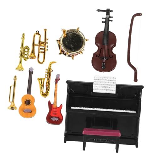 Milisten 1 Satz Mini-Musikinstrumentenmodell Puppe Musical Miniatur Violine Dekorationen für Musikinstrumente dekorative Mini-Hausdekoration Mini-Hausdekoration Plastik Milisten 1 Satz Mini-Musikinstrumentenmodell Puppe Musical Miniatur Violine Dekorationen für Musikinstrumente dekorative Mini-Hausdekoration Mini-Hausdekoration Plastik von Milisten