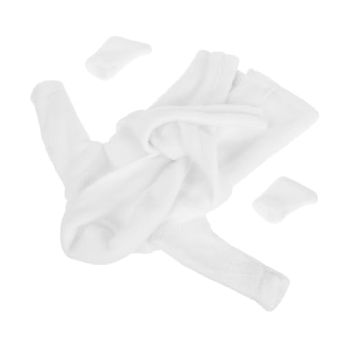 Milisten 1 Satz Mini-Puppen-Bademantel-Accessoire Miniatur-puppengewand-Accessoire Bademantel Für Miniaturpuppen Puppen-Bademantel-Outfit Puppenbademantel Minikleidung Weiß Stoff Milisten 1 Satz Mini-Puppen-Bademantel-Accessoire Miniatur-puppengewand-Accessoire Bademantel Für Miniaturpuppen Puppen-Bademantel-Outfit Puppenbademantel Minikleidung Weiß Stoff von Milisten