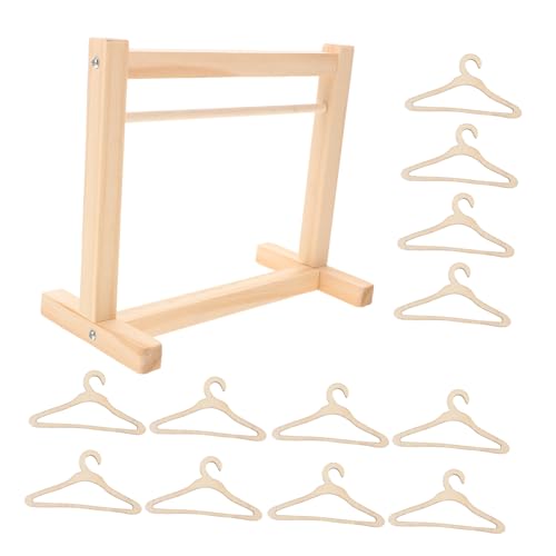 Milisten 1 Satz Mini-Puppenkleiderschrank Mini-Kleiderbügel für Hunde Puppenhaus Kleiderständer Miniatur-Kleiderbügel für Puppen Kleiderständer Puppen Mini-Puppenhauszubehör hölzern Khaki Milisten 1 Satz Mini-Puppenkleiderschrank Mini-Kleiderbügel für Hunde Puppenhaus Kleiderständer Miniatur-Kleiderbügel für Puppen Kleiderständer Puppen Mini-Puppenhauszubehör hölzern Khaki von Milisten