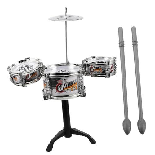 Milisten 1 Satz Mini-Schlagzeug Instrument Früh Kind Jazz Bausatz Musikspielzeug Trommelspiele Musikalisches -trommeln Mini-Percussion- Kleine Trommel Plastik Schwarz Milisten 1 Satz Mini-Schlagzeug Instrument Früh Kind Jazz Bausatz Musikspielzeug Trommelspiele Musikalisches -trommeln Mini-Percussion- Kleine Trommel Plastik Schwarz von Milisten