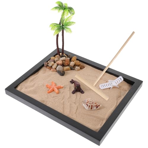 Milisten 1 Satz Mini Zen Garten für Schreibtisch Japanische Dekoration Meditationsliebhaber und Kreative Gestaltung Am Arbeitsplatz Milisten 1 Satz Mini Zen Garten für Schreibtisch Japanische Dekoration Meditationsliebhaber und Kreative Gestaltung Am Arbeitsplatz von Milisten