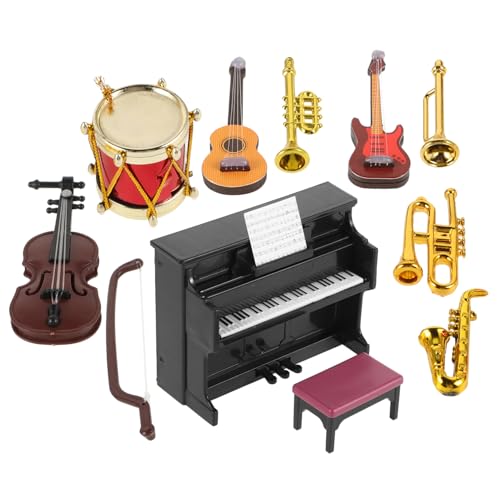 Milisten 1 Satz Mini-musikinstrumentenmodell Dekorationen Für Musikinstrumente Miniatur -geigen -musikinstrumente Puppenhaus-musikinstrumente Miniatur Gitarre Mini-geigenspielzeug Plastik Milisten 1 Satz Mini-musikinstrumentenmodell Dekorationen Für Musikinstrumente Miniatur -geigen -musikinstrumente Puppenhaus-musikinstrumente Miniatur Gitarre Mini-geigenspielzeug Plastik von Milisten