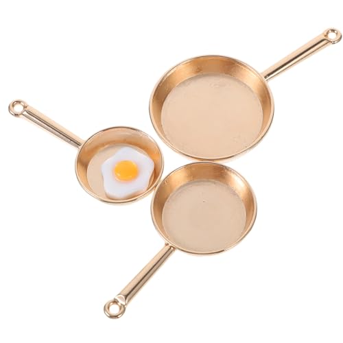 Milisten 1 Satz Mini -pan - Zubehör Bratpfanne Winzig Miniatur Klein Braten Spielzeugküche Mini-küchenschmuck Mini-hauskochgeschirr Mini-hauspfanne Golden Eisen Milisten 1 Satz Mini -pan - Zubehör Bratpfanne Winzig Miniatur Klein Braten Spielzeugküche Mini-küchenschmuck Mini-hauskochgeschirr Mini-hauspfanne Golden Eisen von Milisten