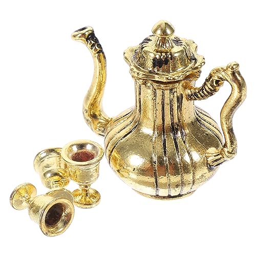 Milisten 1 Satz Mini-teeservice-Modell Puppenhauszubehör Miniaturbecher Für Puppenhaus Miniatur -teetasse Puppenhaus-dekorationszubehör Puppenhaus Tassen Mini-teetasse Legierung Golden Milisten 1 Satz Mini-teeservice-Modell Puppenhauszubehör Miniaturbecher Für Puppenhaus Miniatur -teetasse Puppenhaus-dekorationszubehör Puppenhaus Tassen Mini-teetasse Legierung Golden von Milisten