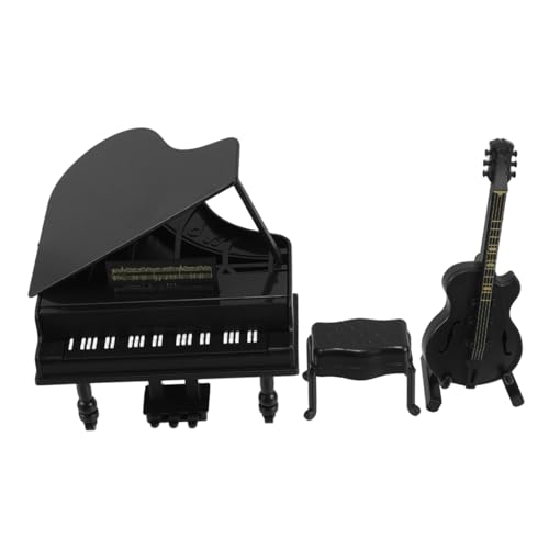 Milisten 1 Satz Miniatur-Musikinstrument Dollhouse Dekorationen Miniatur-Klaviermodell Puppenhaus-Musikinstrumente Puppenhaus Klavier Gitarre Mini-Piano-Modell Klavierfigur Plastik Milisten 1 Satz Miniatur-Musikinstrument Dollhouse Dekorationen Miniatur-Klaviermodell Puppenhaus-Musikinstrumente Puppenhaus Klavier Gitarre Mini-Piano-Modell Klavierfigur Plastik von Milisten