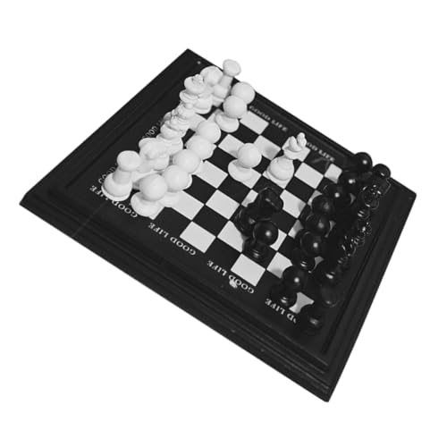 Milisten 1 Satz Miniatur-Schachbrettmodell Mini-Schachmodell Schachspiel Dame-Brettspiel für Miniatur Schachbrett Puppenhausmöbelzubehör Puppenhaus-Brettspiele Legierung Milisten 1 Satz Miniatur-Schachbrettmodell Mini-Schachmodell Schachspiel Dame-Brettspiel für Miniatur Schachbrett Puppenhausmöbelzubehör Puppenhaus-Brettspiele Legierung von Milisten