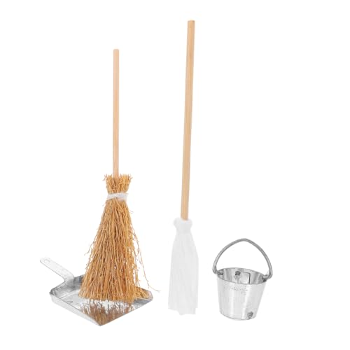 Milisten 1 Satz Miniatur-szenen-Requisiten Besen Mini- -dekore Simulierter Eimer Simulierter Mopp Kehrschaufel Eimer-Modelle Mopp-Requisite Mini-eimerfiguren-Requisiten Eisen Milisten 1 Satz Miniatur-szenen-Requisiten Besen Mini- -dekore Simulierter Eimer Simulierter Mopp Kehrschaufel Eimer-Modelle Mopp-Requisite Mini-eimerfiguren-Requisiten Eisen von Milisten