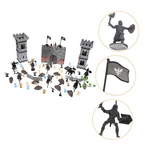 Milisten 1 Satz Mittelalterliche Ritter Soldaten Figuren Set Teiliges Miniatur Modellspielzeug für Detailreiche Action Figuren für DIY Burg und Militärspiele und Außendekoration Milisten 1 Satz Mittelalterliche Ritter Soldaten Figuren Set Teiliges Miniatur Modellspielzeug für Detailreiche Action Figuren für DIY Burg und Militärspiele und Außendekoration von Milisten