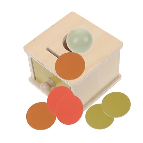 Milisten 1satz Montessori Spielzeugbox Mit Ball Und Münzsortierung Interaktive Holzspielzeug Für Kleinkinder Fördert Motorische Fähigkeiten Und Eltern-Junge Mädchen-interaktion Milisten 1satz Montessori Spielzeugbox Mit Ball Und Münzsortierung Interaktive Holzspielzeug Für Kleinkinder Fördert Motorische Fähigkeiten Und Eltern-Junge Mädchen-interaktion von Milisten