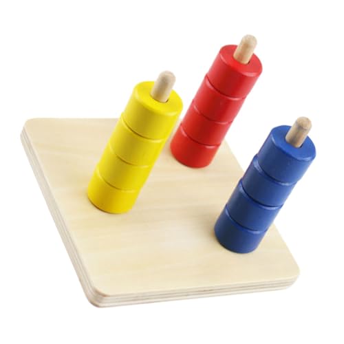 Milisten 1 Satz Montessori Stapelturm für Farbiges Holzspielzeug Farberkennung und Kreativität Sortierspiel für Mädchen und Jungen Pädagogisches Lernspielzeug für Frühes Lernen Milisten 1 Satz Montessori Stapelturm für Farbiges Holzspielzeug Farberkennung und Kreativität Sortierspiel für Mädchen und Jungen Pädagogisches Lernspielzeug für Frühes Lernen von Milisten