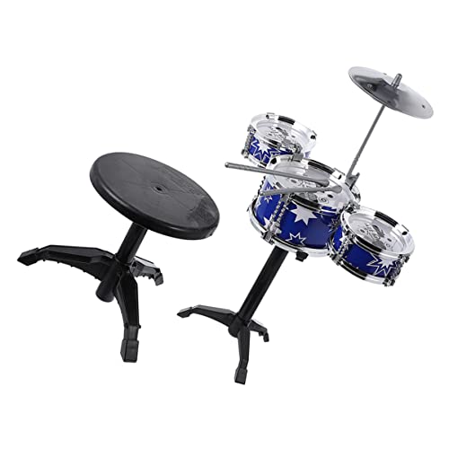 Milisten 1 Satz Musikalisches Schlagzeug Set Educational Toys für Simulation Trommelspielzeug Kreativität und Musikalität für Frühe Bildung und Gehirnentwicklung von Milisten