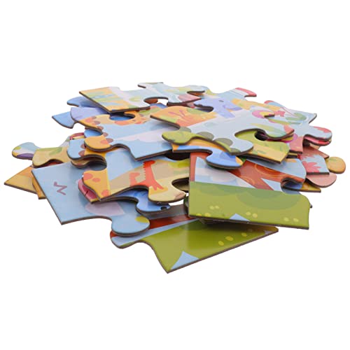 Milisten 1 Satz Papierrätselspielzeug Papierpuzzle Kleinkind-Puzzle für Kinderspiele Kinderrätsel im Alter von 3-5 Jahren Puzzles für Kleinkinder 1-3 Rätselpapier von Milisten