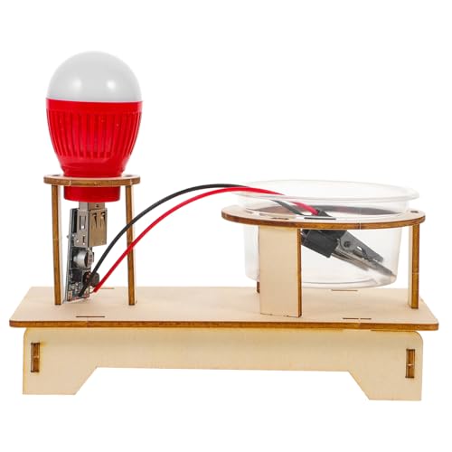Milisten 1 Satz Physik -Experiment -Kit Bausatz Wissenschafts-Kit Physik-Wissenschafts-Experimentierset Material für elektronische Experimente Science Experiment Kit Holz von Milisten