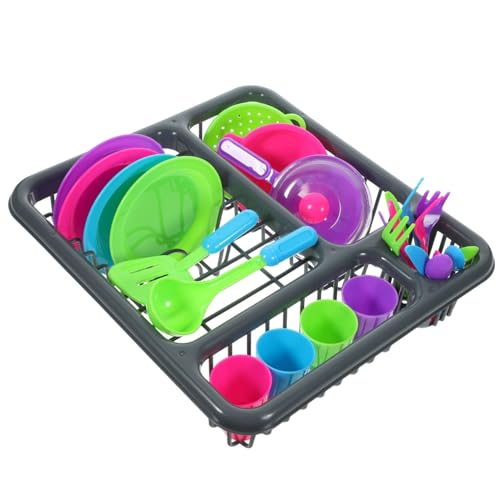 Milisten 1 Satz Plastikküchenutensilien Stellen Sie Sich vor, Sie Küchengeräte Küchenutensilien für tragbares Spielspielzeug Küchenspielzeug Zufällige Farbe von Milisten