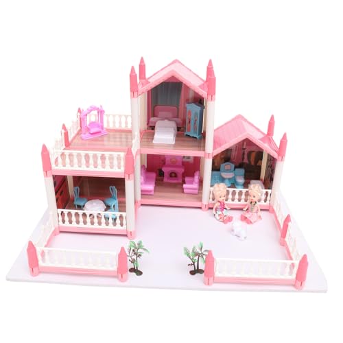 Milisten 1 Satz Prinzessin Castle Mini-Hausbausatz simuliertes Villenspielzeug Puppenhaus-Miniaturbausatz zum Selbermachen winzige Hausbausätze Miniaturgebäudekits Plastik Rosa Milisten 1 Satz Prinzessin Castle Mini-Hausbausatz simuliertes Villenspielzeug Puppenhaus-Miniaturbausatz zum Selbermachen winzige Hausbausätze Miniaturgebäudekits Plastik Rosa von Milisten
