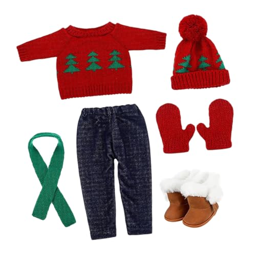 Milisten 1 Satz Puppe Weihnachtskostüm Party Schal Outfits Hüte Kostüme für Puppenkleidung Festliche Kleidung Weihnachtspullover Puppenkostüm selber Machen Puppe Weihnachtsmütze Baumwolle Milisten 1 Satz Puppe Weihnachtskostüm Party Schal Outfits Hüte Kostüme für Puppenkleidung Festliche Kleidung Weihnachtspullover Puppenkostüm selber Machen Puppe Weihnachtsmütze Baumwolle von Milisten