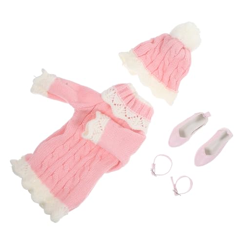 Milisten 1 Satz Puppen Outfit Kleid und Schuhen für Dekoratives Winterkleid für Große Puppen Mütze und Süßen Schuhen Milisten 1 Satz Puppen Outfit Kleid und Schuhen für Dekoratives Winterkleid für Große Puppen Mütze und Süßen Schuhen von Milisten