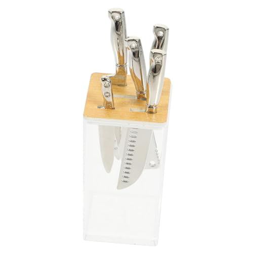 Milisten 1 Satz Puppenhaus Transparentes Messer Mini-Essen Zubehör Für Puppenhäuser Mini -Requisiten Mini- -küchenutensilien Miniaturlager Miniatur-küchengeschirr Mini-Dinge Legierung Milisten 1 Satz Puppenhaus Transparentes Messer Mini-Essen Zubehör Für Puppenhäuser Mini -Requisiten Mini- -küchenutensilien Miniaturlager Miniatur-küchengeschirr Mini-Dinge Legierung von Milisten