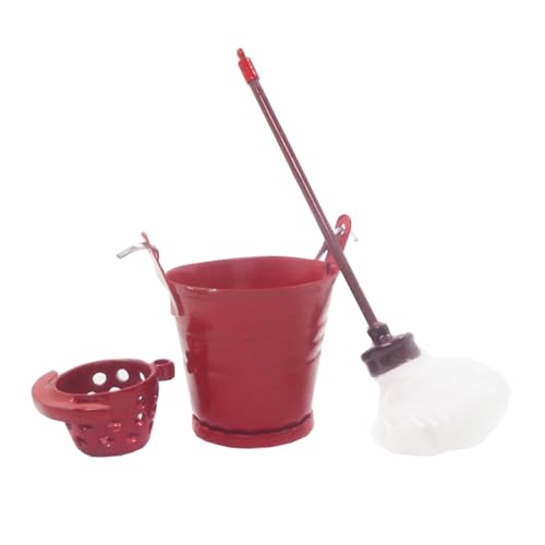 Milisten 1 Satz Putzeimer Wischmop Mini -hausdekoration Mopp-Modell Mini-Eimer-mopp-kit Pädagogisches Fotodekoration Mini-schnallendekor Puppenhauszubehör Eimer-Modell Plastik Milisten 1 Satz Putzeimer Wischmop Mini -hausdekoration Mopp-Modell Mini-Eimer-mopp-kit Pädagogisches Fotodekoration Mini-schnallendekor Puppenhauszubehör Eimer-Modell Plastik von Milisten