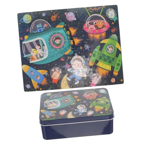 Milisten 1 Satz Puzzle- aus Holz Bildung Lernspielzeug Kognitionspuzzle für Kleinkinder Holzpuzzle für Kleinkinder Puzzles aus Holz Holzrätsel von Milisten