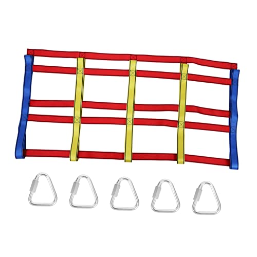 Milisten 1 Satz Rainbow Kletternetz für Outdoor zur Körperlichen Koordination und Flexibilität Langlebig für Garten und Abenteuerspiele Milisten 1 Satz Rainbow Kletternetz für Outdoor zur Körperlichen Koordination und Flexibilität Langlebig für Garten und Abenteuerspiele von Milisten