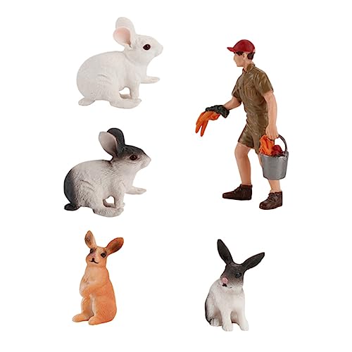 Milisten 1 Satz Realistische für Mikrolandschaft Farm Szene Mini Tierornament Dekoration Geschenkidee für Kreative Gestaltung Milisten 1 Satz Realistische für Mikrolandschaft Farm Szene Mini Tierornament Dekoration Geschenkidee für Kreative Gestaltung von Milisten