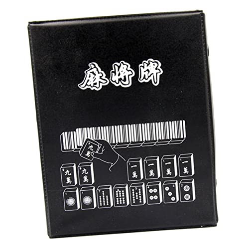 Milisten 1 Satz Reise Mahjong Tragbares Chinesisches Mahjong Spielset Kompaktes Design für Zuhause Partys Outdoor und Reisen Langlebig und Leicht für Unterhaltung mit Freunden und Familie von Milisten