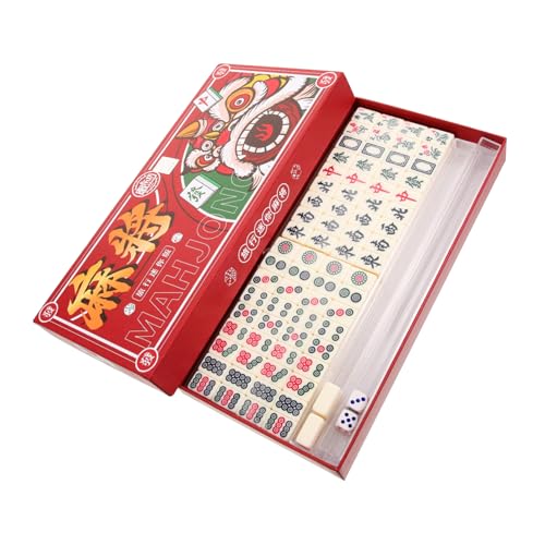 Milisten 1 Satz Reise Mini Mahjong Set Tragbares Teilige Mahjong Spiel für Freunde für Zuhause oder Unterwegs mit Feiner Verarbeitung und Vollständigem Zubehör Milisten 1 Satz Reise Mini Mahjong Set Tragbares Teilige Mahjong Spiel für Freunde für Zuhause oder Unterwegs mit Feiner Verarbeitung und Vollständigem Zubehör von Milisten