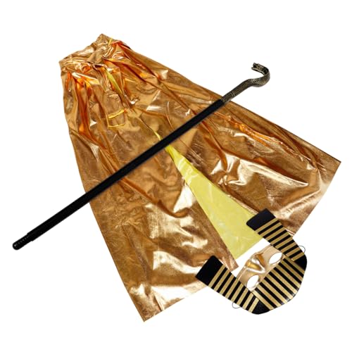Milisten 1 Satz Requisiten Halloween-Cosplay-kostüm Königskostüm Cleopatra-kostüm Jafar-kostüm Für Halloween-Kopfschmuck König Von Ägypten Kostüm Spazierstock Schlange Pu Milisten 1 Satz Requisiten Halloween-Cosplay-kostüm Königskostüm Cleopatra-kostüm Jafar-kostüm Für Halloween-Kopfschmuck König Von Ägypten Kostüm Spazierstock Schlange Pu von Milisten