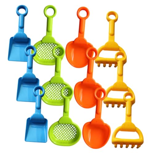 Milisten 1 Satz Sandspielzeug für Teiliges Strandspielzeug mit Schaufeln Sandrake und Sieb für Strand Garten und Outdoor Aktivitäten Farben Zufällig Zufällige Farbe von Milisten