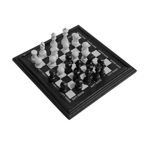 Milisten 1 Satz Satz Miniatur-Schachbrettmodell Dame-Brettspiel für Mini-Schachbrett Magnet Schachbrett Legierung Milisten 1 Satz Satz Miniatur-Schachbrettmodell Dame-Brettspiel für Mini-Schachbrett Magnet Schachbrett Legierung von Milisten