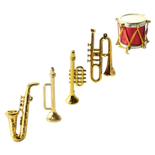 Milisten 1 Satz Saxophon-Modell Mini Musikinstrumente kleines Saxophon Musical Puppenhausdekor Modelle von Musikinstrumenten Wohnkultur Puppe Plastik Golden Milisten 1 Satz Saxophon-Modell Mini Musikinstrumente kleines Saxophon Musical Puppenhausdekor Modelle von Musikinstrumenten Wohnkultur Puppe Plastik Golden von Milisten