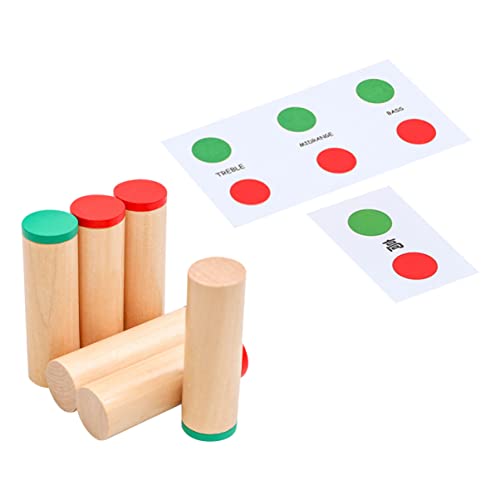 Milisten 1 Satz Schallzylinderunterrichtshilfen Musikinstrumente für Vorschulkinder mit Klangzylindern Kinderspielzeug auditive sensorische Spielzeuge Schallschlauch hölzern Milisten 1 Satz Schallzylinderunterrichtshilfen Musikinstrumente für Vorschulkinder mit Klangzylindern Kinderspielzeug auditive sensorische Spielzeuge Schallschlauch hölzern von Milisten