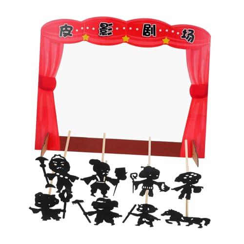 Milisten 1 Satz Schattenpuppen Bastelset für Kreatives Geschichtenerzählen und Motorik für Familienaktivitäten DIY Material für Puppentheater und Rollenspiele Milisten 1 Satz Schattenpuppen Bastelset für Kreatives Geschichtenerzählen und Motorik für Familienaktivitäten DIY Material für Puppentheater und Rollenspiele von Milisten