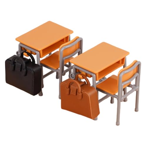 Milisten 1satz Miniatur Schulmöbel Schreibtische Stühle Schulranzen Puppenhaus Zubehör Für Kreative Einrichtung Und Dekoration Milisten 1satz Miniatur Schulmöbel Schreibtische Stühle Schulranzen Puppenhaus Zubehör Für Kreative Einrichtung Und Dekoration von Milisten