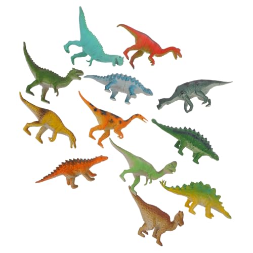 Milisten 1 Satz Simulation Dinosaurier Pädagogisches Modell für Lernspielzeug zur Tiererkennung Dekoration für Zuhause oder Büro Detaillierte Ausführung und Lebendige Farben von Milisten